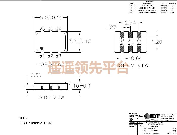 XUN535100.000JS6I8,HCSL差分广东会,5032mm有源广东会,IDTXTAL,6-SMD广东会,石英广东会 XUN535100.000JS6I8,HCSL差分广东会,5032mm有源广东会,IDTXTAL,6-SMD广东会,石英广东会