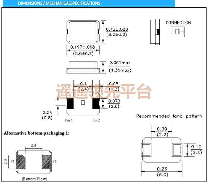 ELM3-12.000MHz-30-R80-D4Y-T,AEL无源广东会,ELM3两脚贴片广东会 ELM3-12.000MHz-30-R80-D4Y-T,AEL无源广东会,ELM3两脚贴片广东会