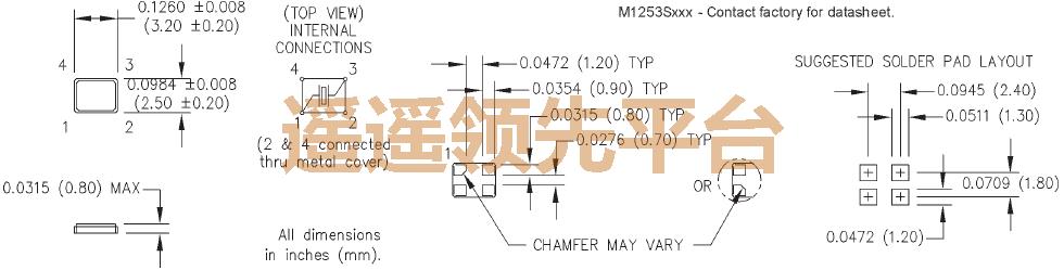 M12531JJ1250.000000,MTRONPTI无源广东会,M1253贴片广东会 M12531JJ1250.000000,MTRONPTI无源广东会,M1253贴片广东会