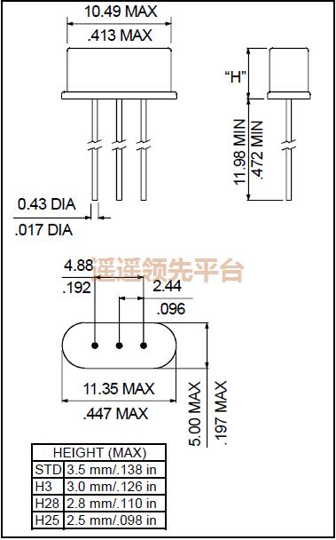AS-10.000-20-F-3PIN-TR,RUBYQUARTZԴ㶫,AS㶫